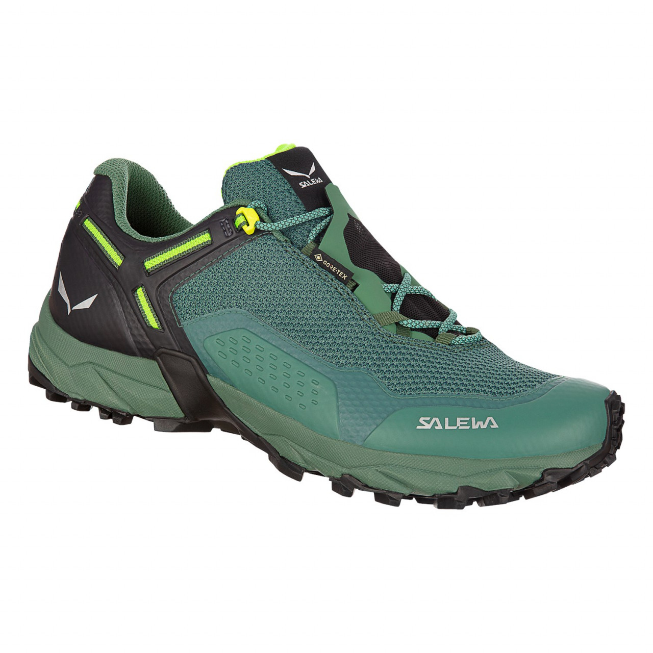 Zapatillas De Montaña Hombre Chile - Salewa Speed Beat GORE-TEX® - Verde/Azules - HXYK-21409